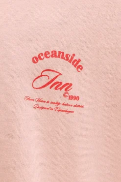 T-shirt loose em algodão