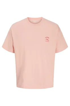T-shirt loose em algodão