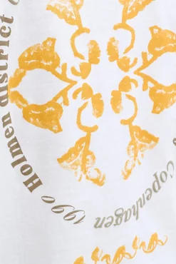 T-shirt loose em algodão
