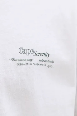 T-shirt loose em algodão