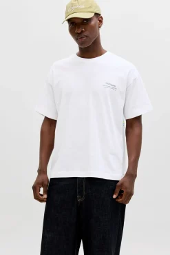 T-shirt loose em algodão