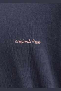 T-shirt loose em algodão