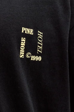 T-shirt loose em algodão