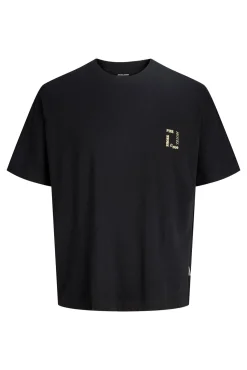 T-shirt loose em algodão