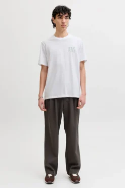 T-shirt loose fit em algodão