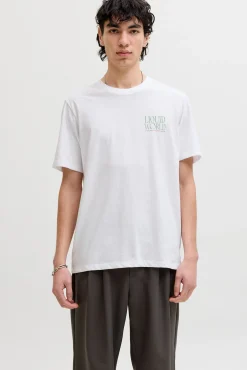 T-shirt loose fit em algodão