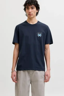 T-shirt loose fit em algodão