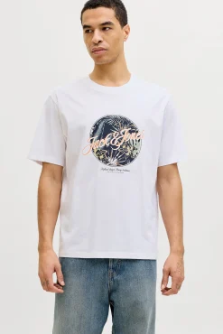 T-shirt manga curta de malha