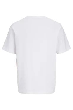 T-shirt manga curta em algodão
