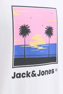 T-shirt manga curta em algodão