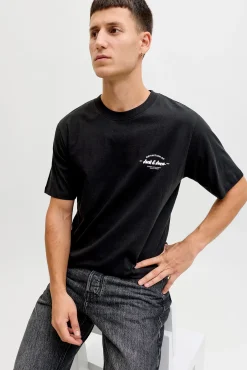 T-shirt manga curta logo