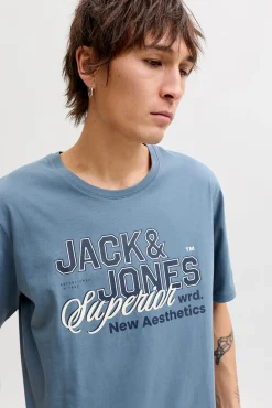 T-shirt manga curta logo