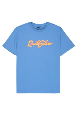 T-shirt manga curta logo retro