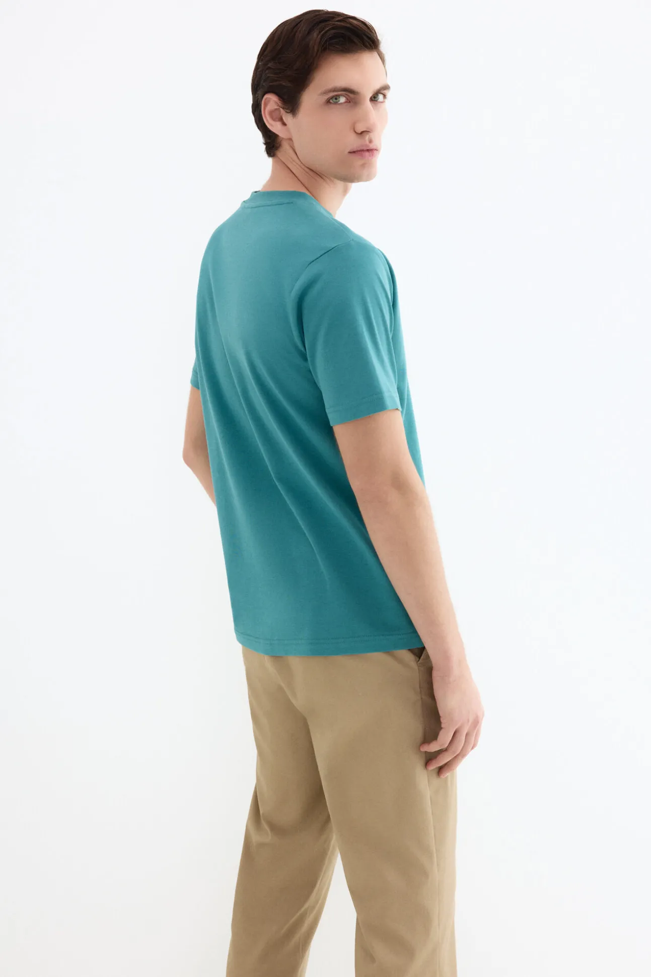 T-shirt mercerizada
