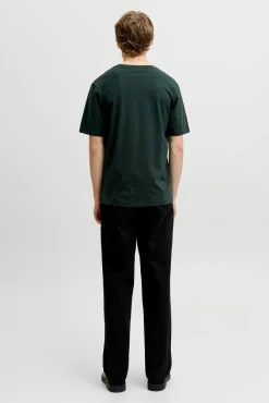 T-shirt regular bordada