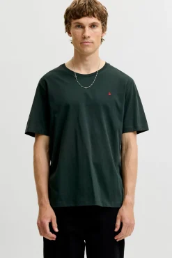 T-shirt regular bordada