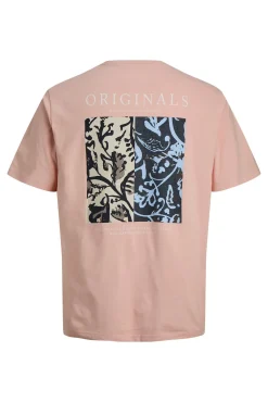 T-shirt regular com estampado nas costas