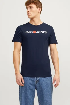 T-shirt regular com logo