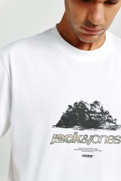 T-shirt regular fit em algodão