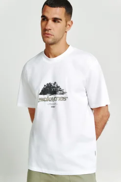 T-shirt regular fit em algodão
