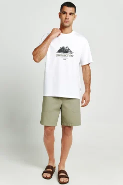 T-shirt regular fit em algodão