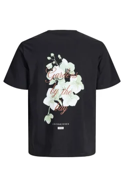 T-shirt relaxed com estampado nas costas