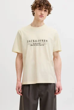 T-shirt relaxed em algodão