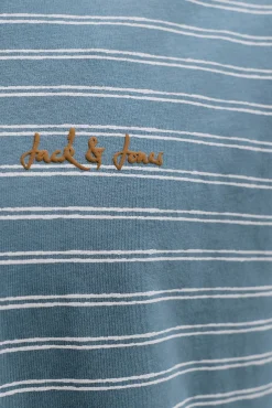 T-shirt relaxed fit às riscas