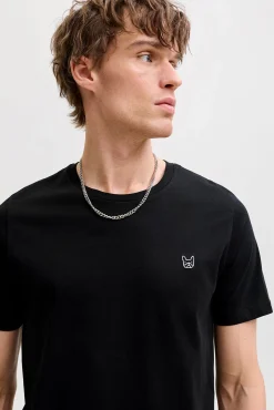 T-shirt slim bordada