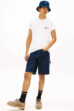T-shirt slim manga curta