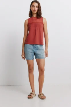 T-shirt alças plumeti
