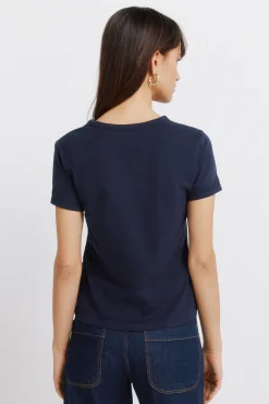T-shirt básica cintada