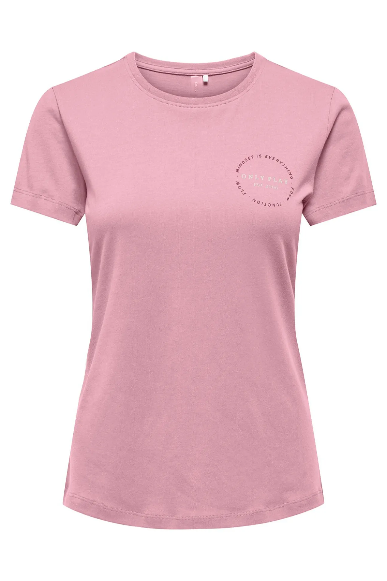 T-shirt básica de algodão