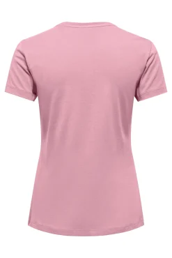 T-shirt básica de algodão