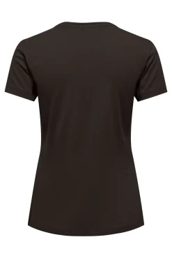 T-shirt básica de algodão
