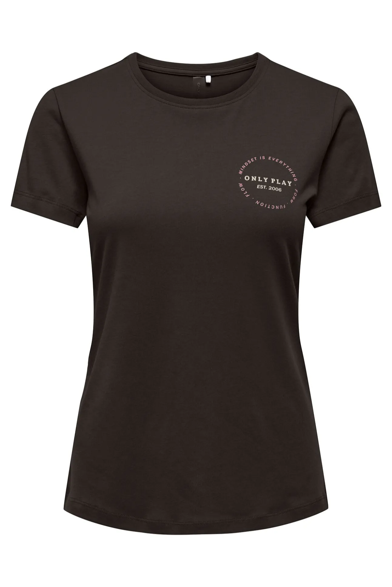 T-shirt básica de algodão