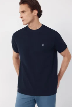 T-shirt básica em piqué