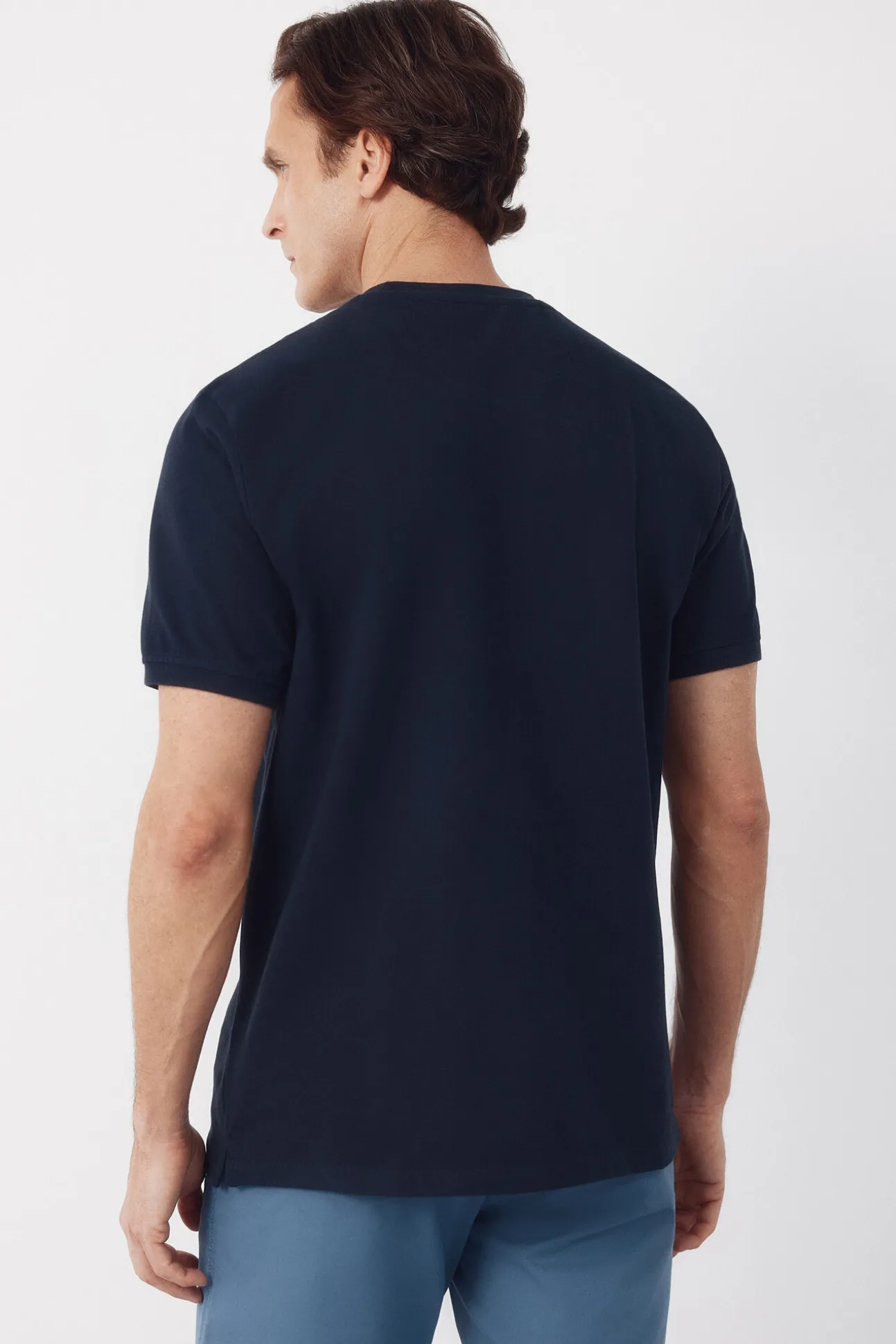 T-shirt básica em piqué