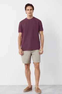 T-shirt básica em piqué