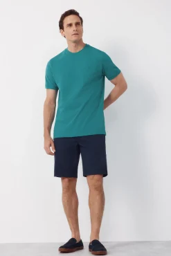 T-shirt básica em piqué