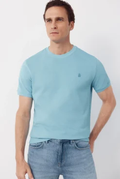 T-shirt básica em piqué