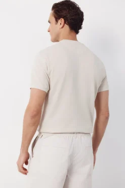 T-shirt básica em piqué