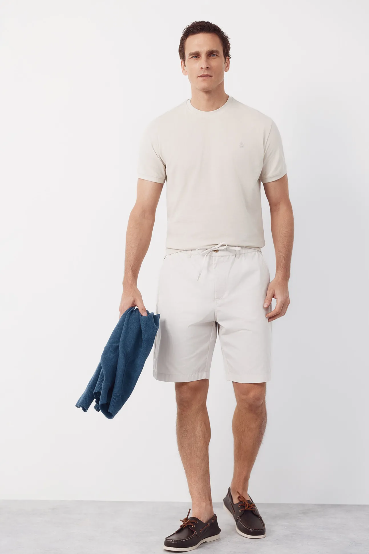 T-shirt básica em piqué