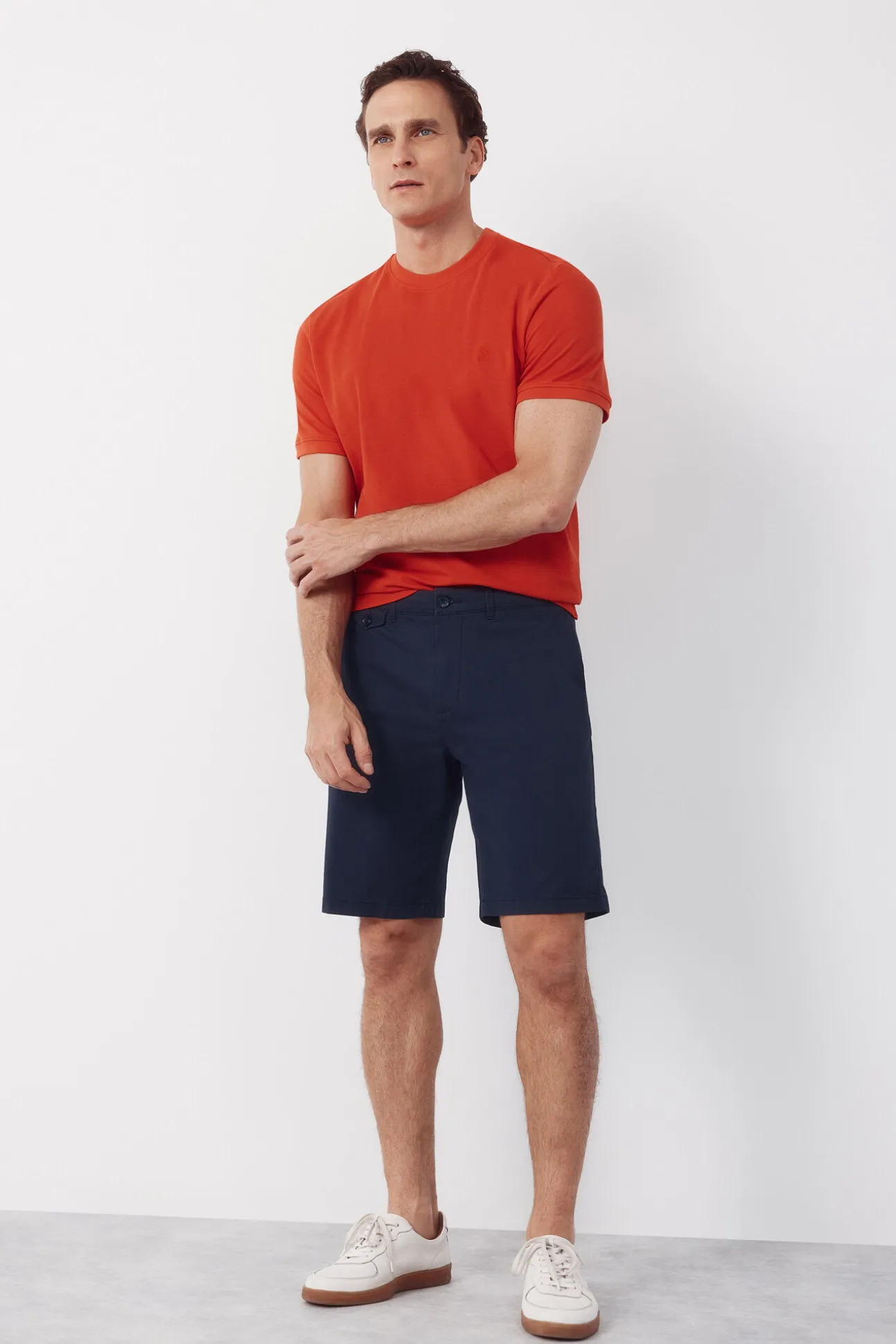 T-shirt básica em piqué