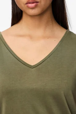 T-shirt básica fluida