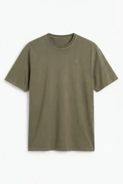 T-shirt básica lavada