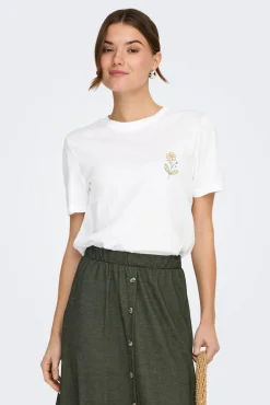 T-shirt com desenho na frente