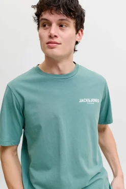 T-shirt com logo em algodão