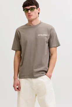 T-shirt com logo em algodão