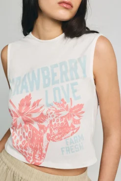 T-shirt comprida gola redonda